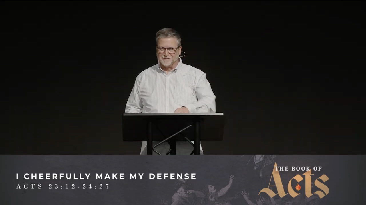 I Cheerfully Make My Defence I Cheerfully Make My Defence