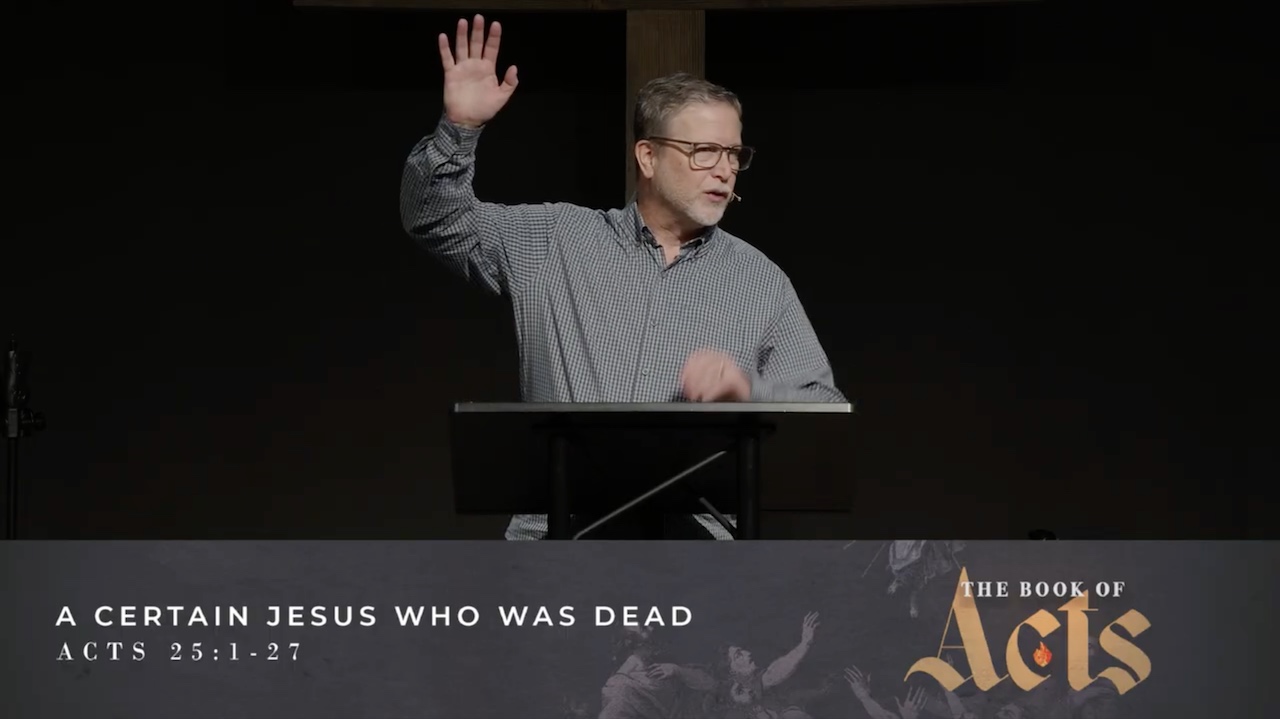 A Certain Jesus Who Was Dead A Certain Jesus Who Was Dead