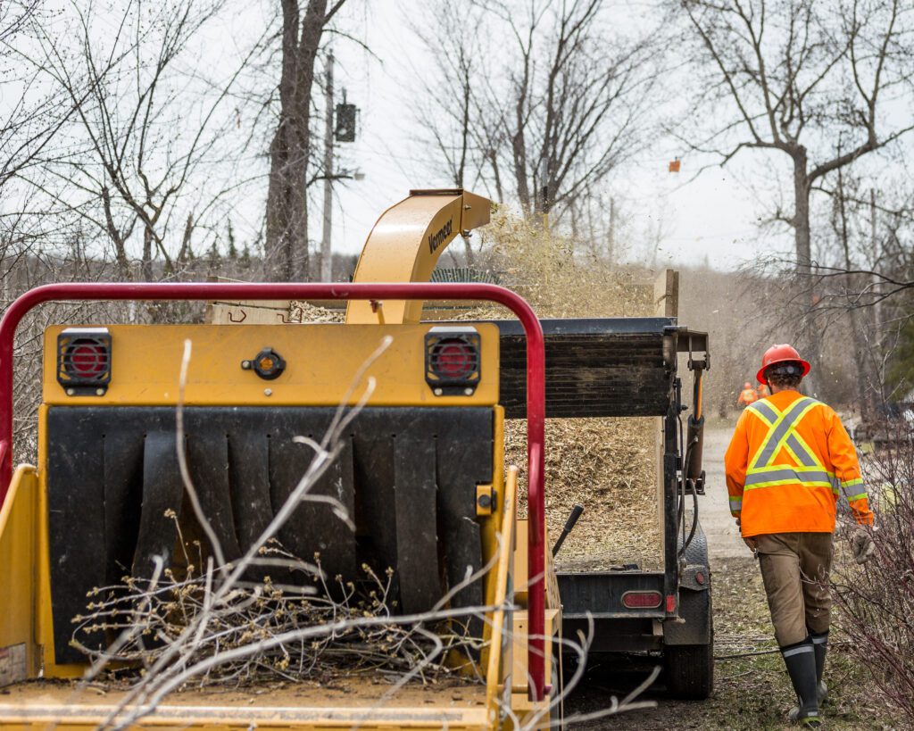 heavy duty equipment for industrial mulching