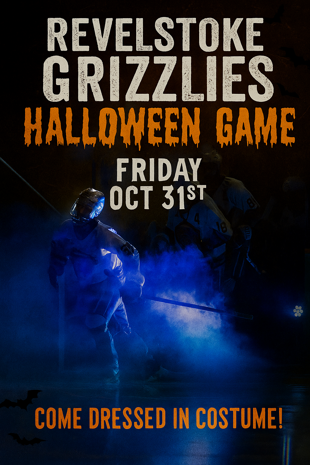 Revelstoke Grizzlies Halloween Game - Oct 31