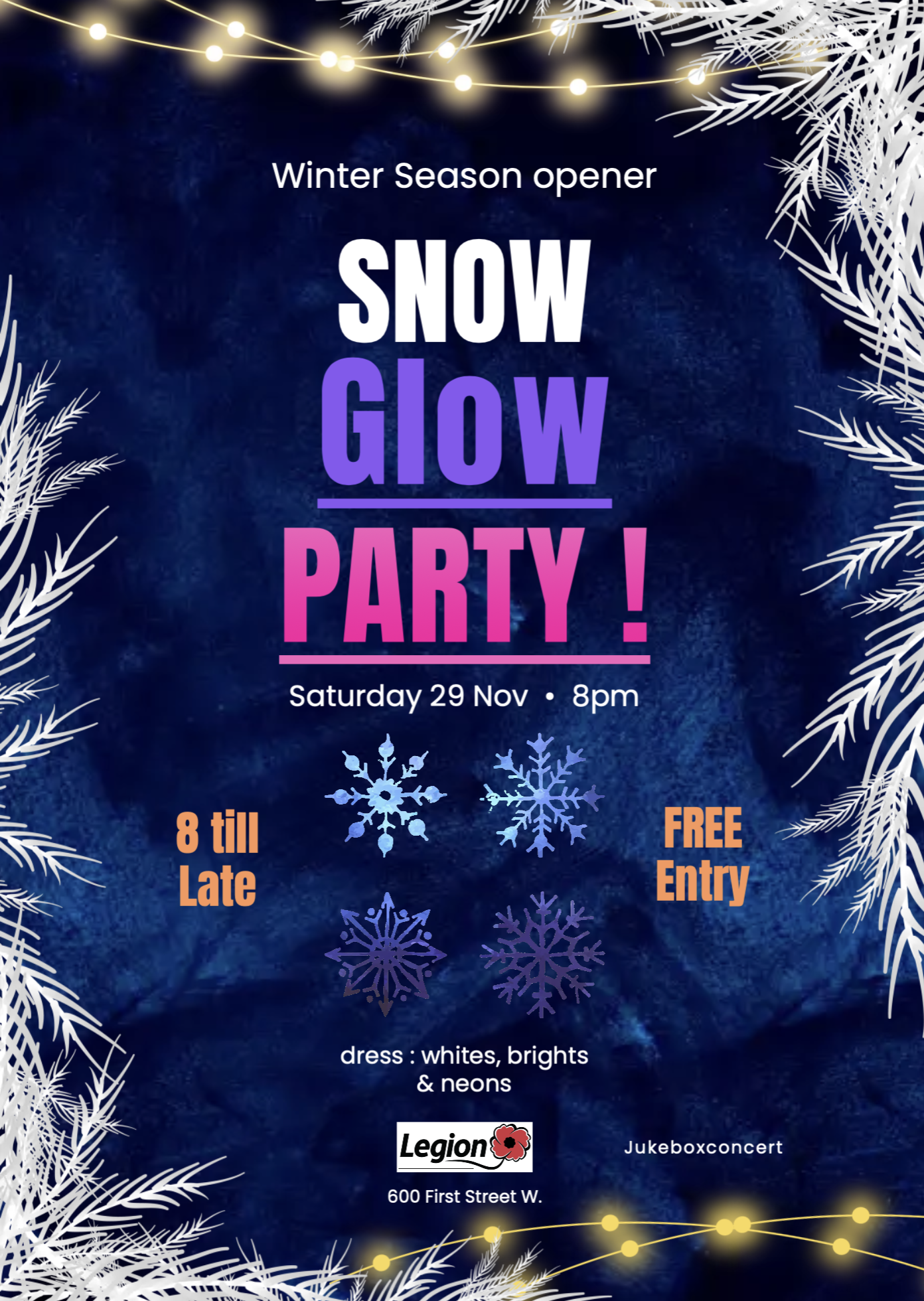 Welcome week Ski season kickoff Party!!