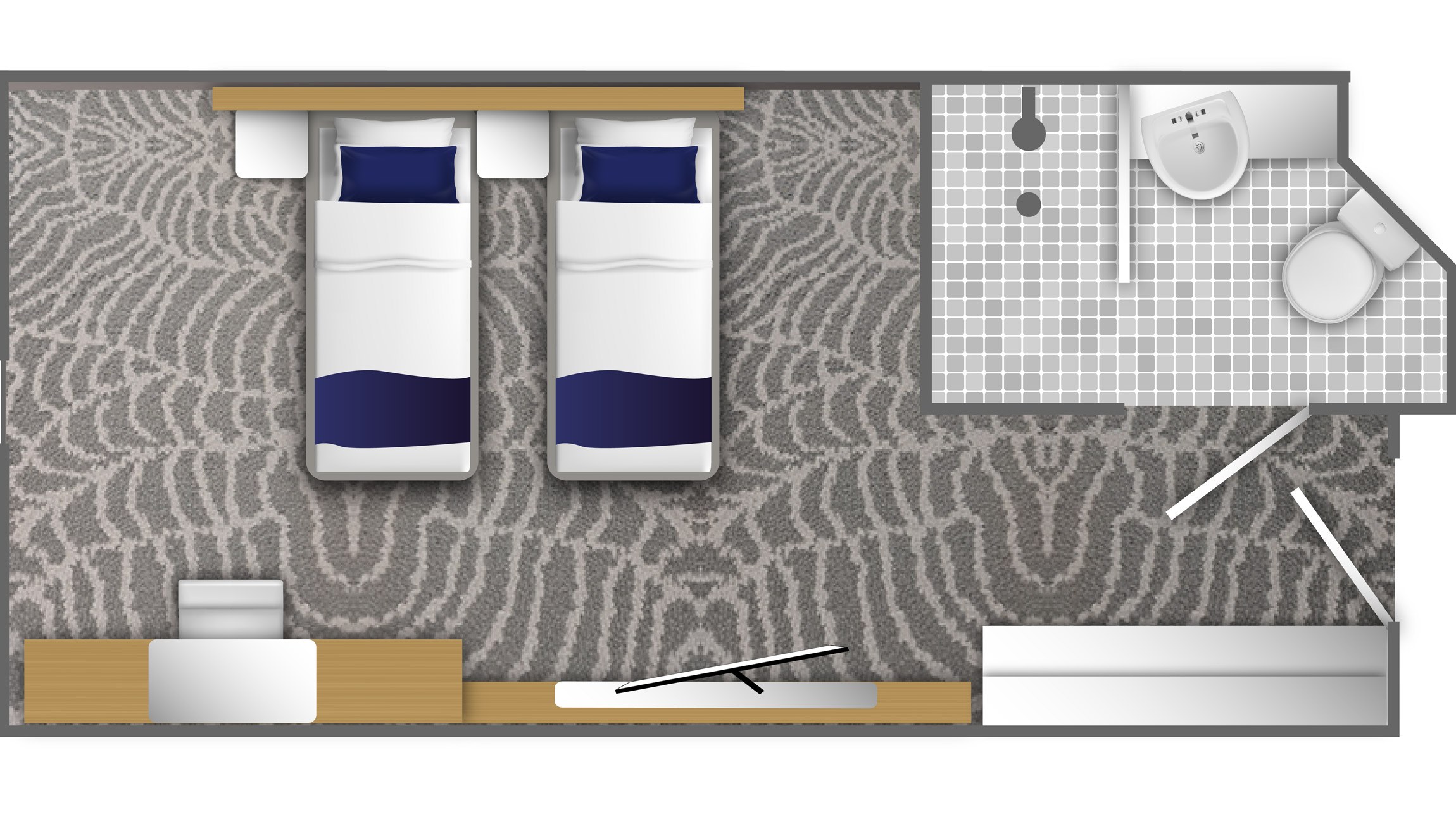 Category 2 porthole cabin deck 34 floor plan ocean albatros 2