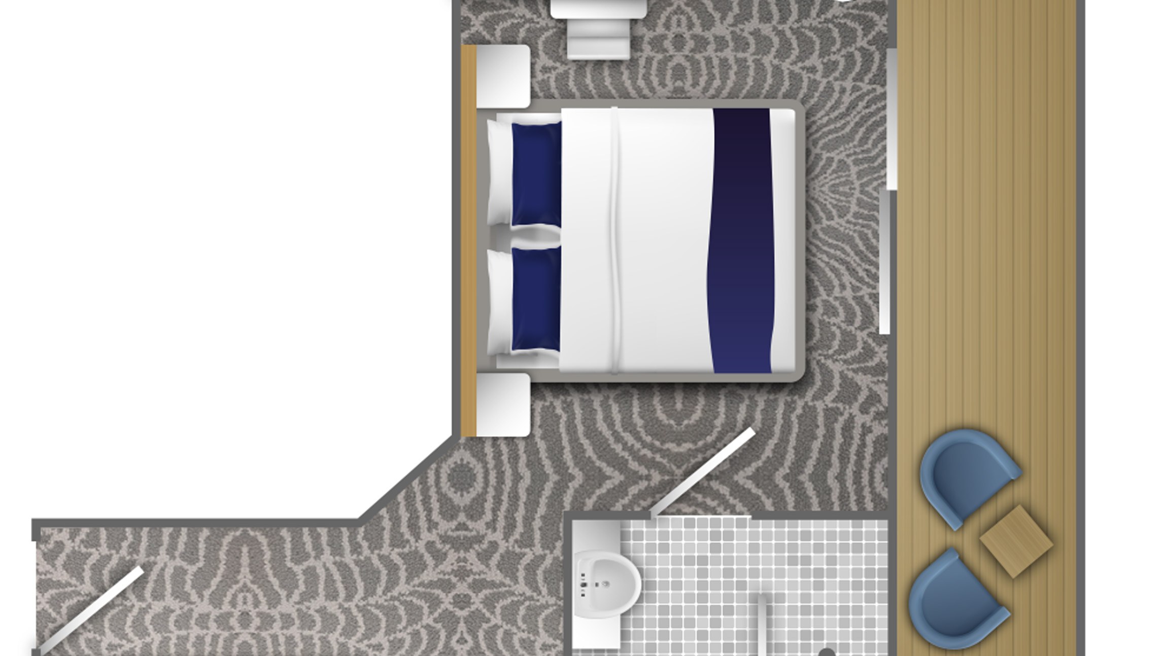 Category 6 grand balcony cabin deck 4 floor plan ocean albatros 6