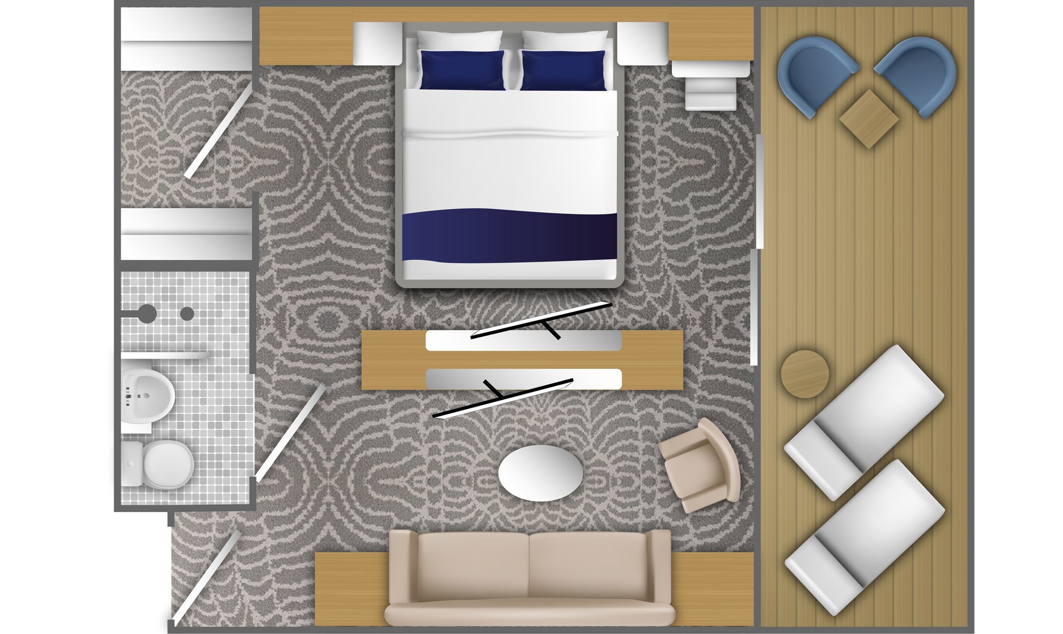 Category 8 junior suite deck 7 floor plan ocean albatros 3