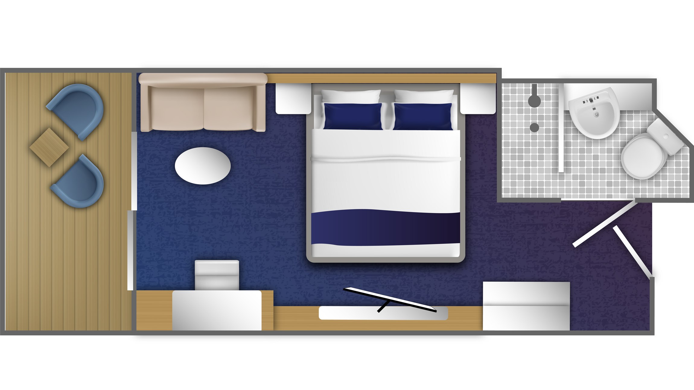 Category 5 superior balcony cabin deck 46 floor plan ocean victory 1