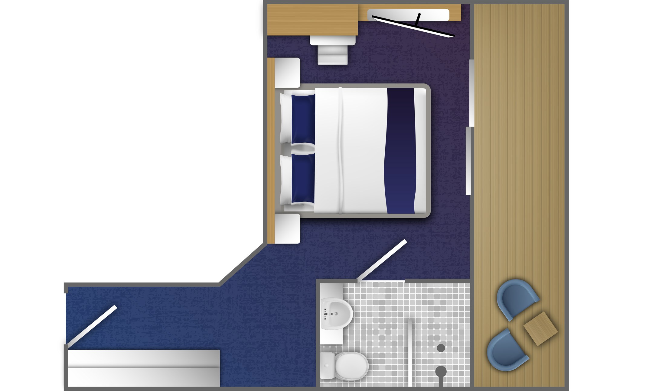 Category 6 grand balcony cabin deck 4 floor plan ocean victory 5