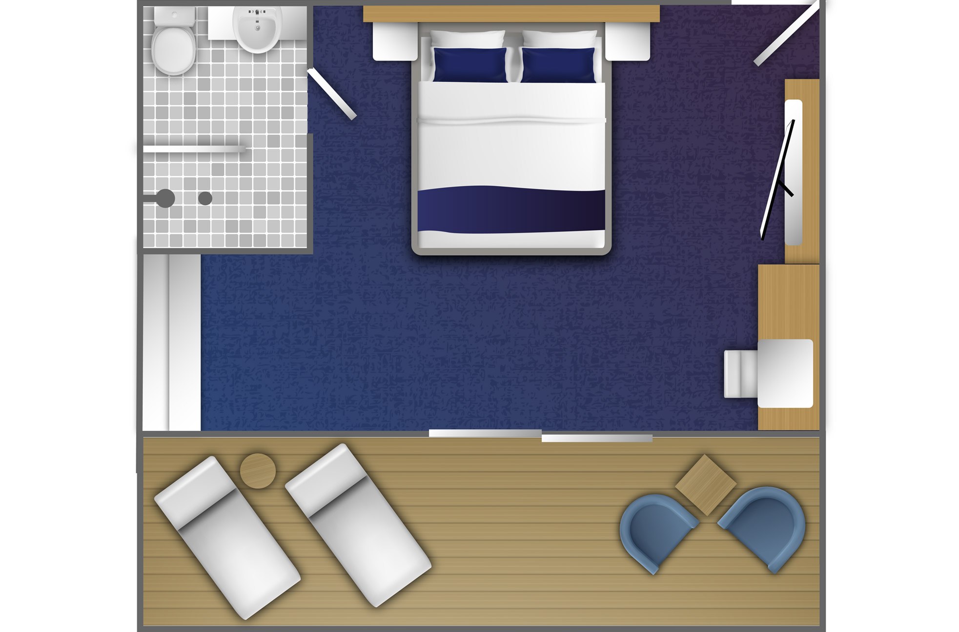 Category 7 balcony suite deck 6 floor plan ocean victory 4