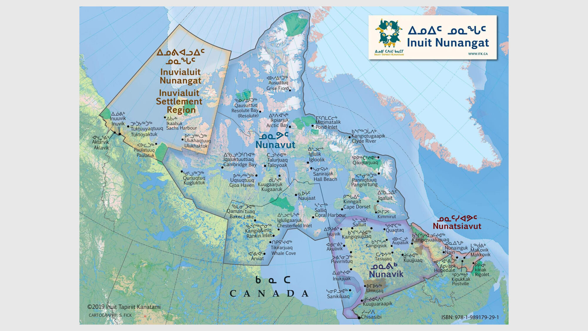 The Nunas An Introduction to the Four Inuit Homelands in Canada