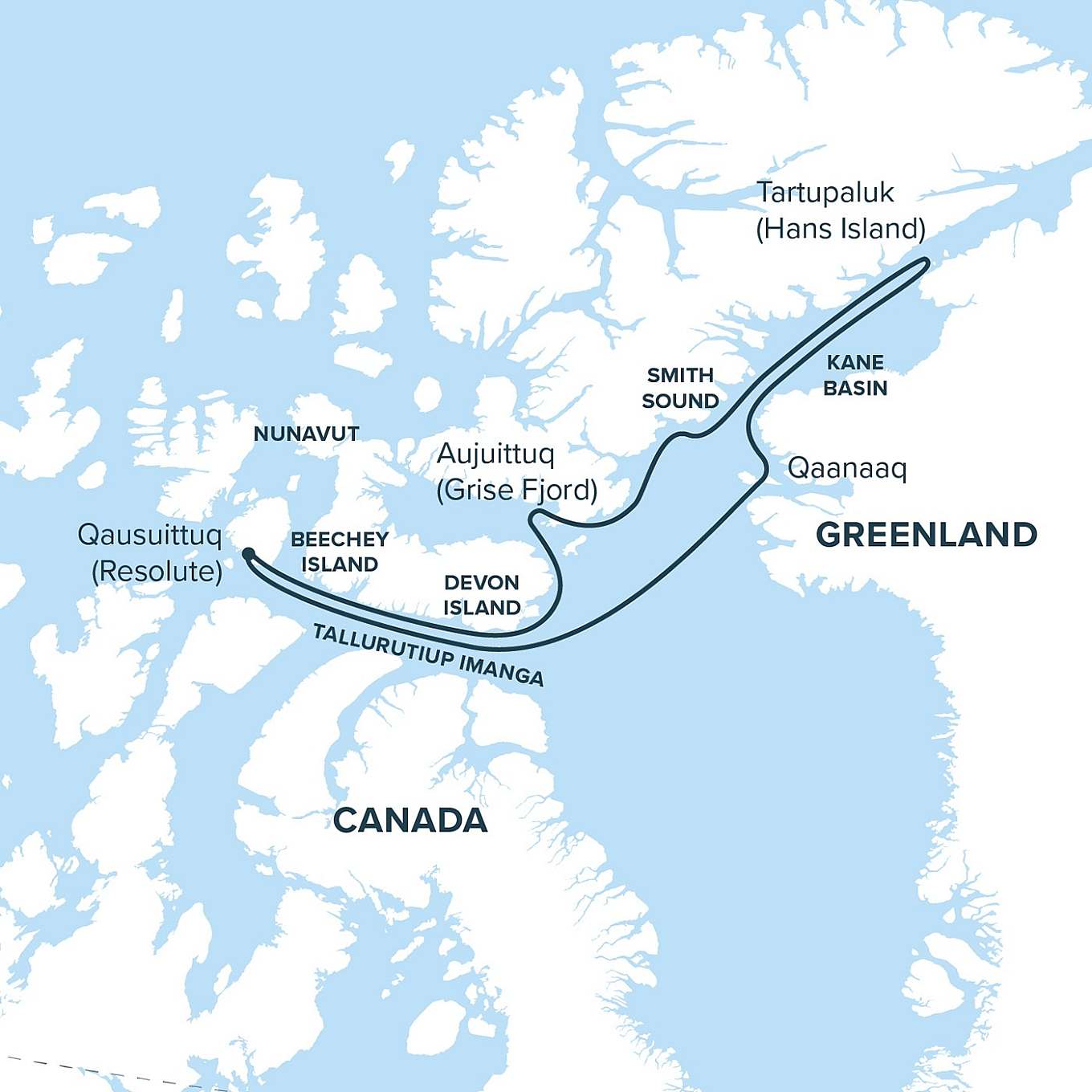 World Map In 2027 Ellesmere Island and North Greenland: Journey to the Top of the World ...