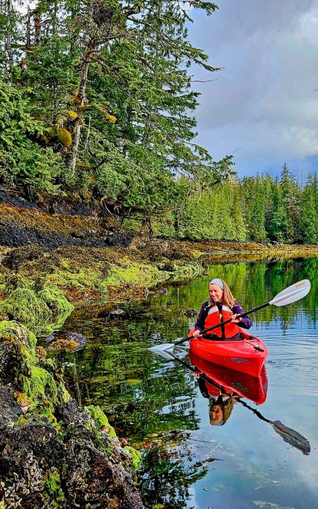 In the stillness of these tidal waters, reflection takes on new meaning.