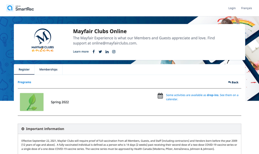 Mayfair Clubs Store Front