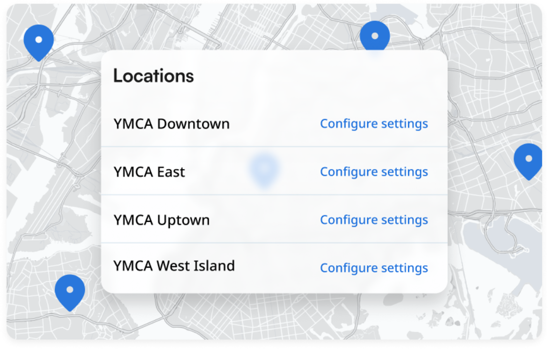 Multi Locations list configure settings EN