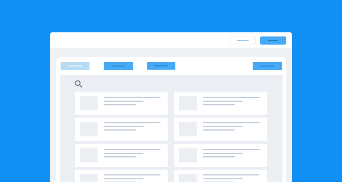 Program list view rectangle