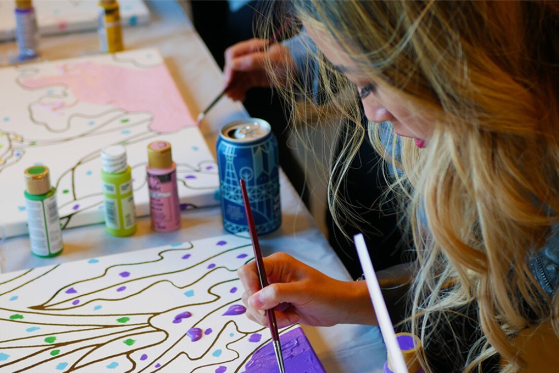 Afterschool painting girl 1000px