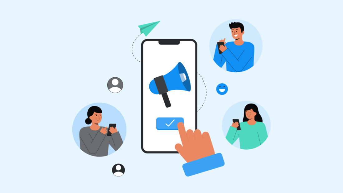 Staff phone notification illustration 16 9