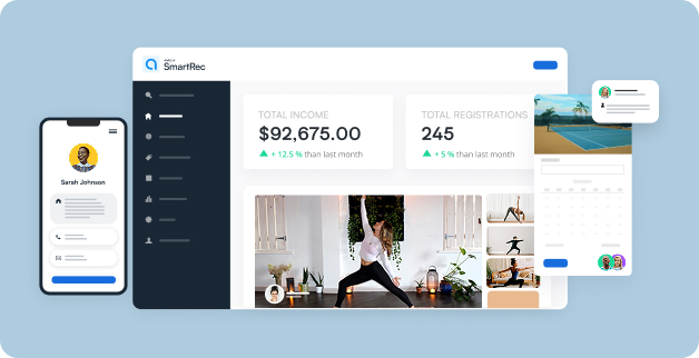 Get a demo of Amilia's software