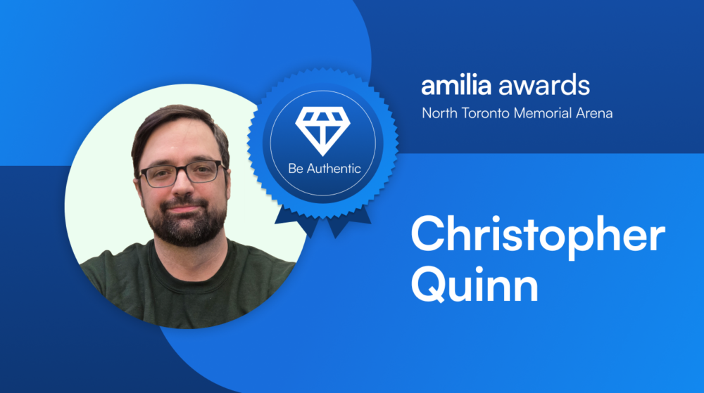 Be Authentic – Amilia Award Winner: Christopher Quinn from NTMA
