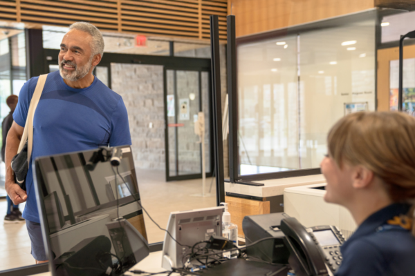Amilia Greeting Front Desk