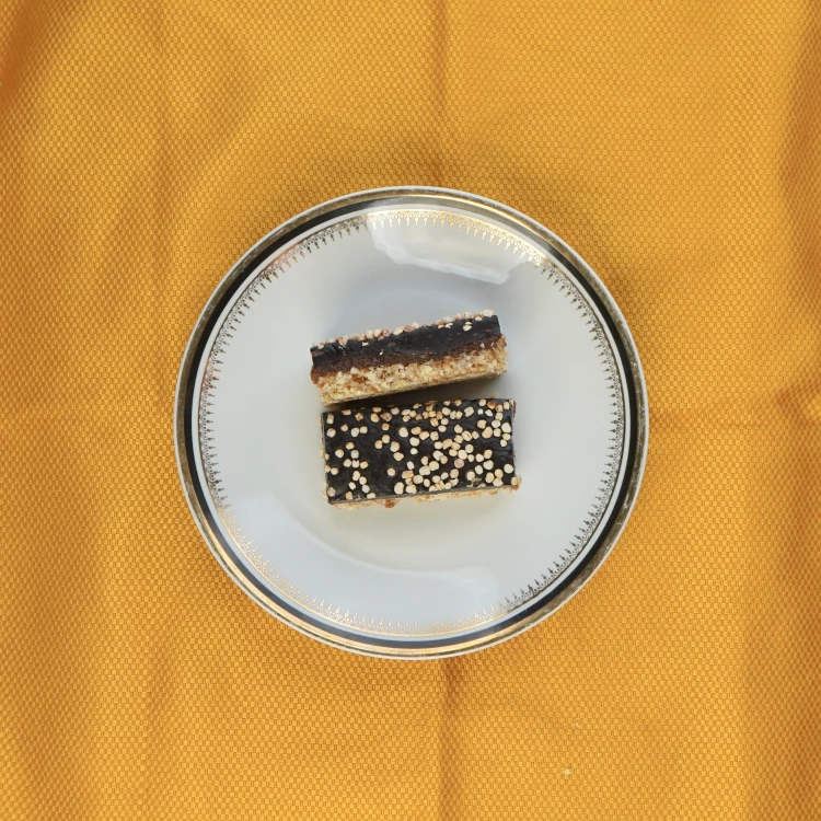 6 barres vegan sans gluten au caramel - La Gâtelière