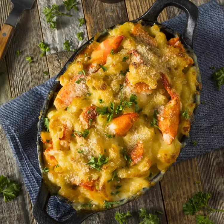 Mac n'cheese au saumon fumé