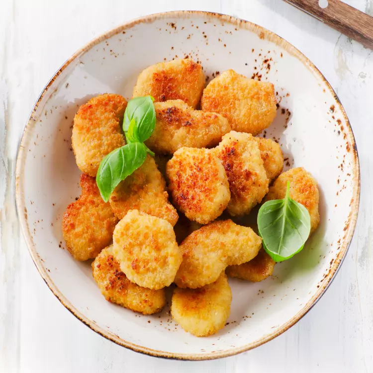 8 pépites de poulet à la mozzarella, sauce façon big mac