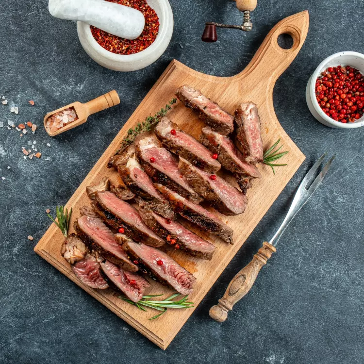 Magret de canard pour 2, sauce bordelaise