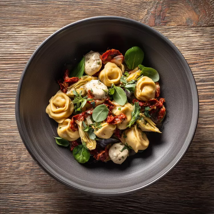 Salade italienne de tortellinis, légumes et bocconcinis (1 litre)