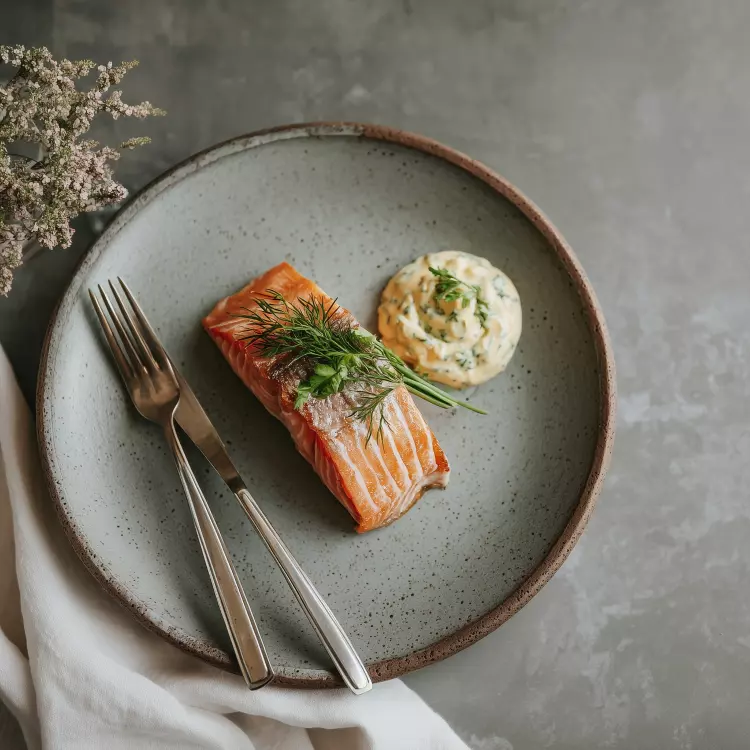 Saumon fumé à chaud (200g), sauce remoulade