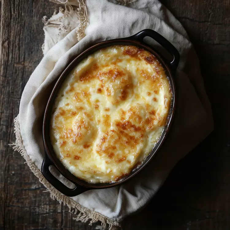 Gratin de pennes à la saucisse italienne douce