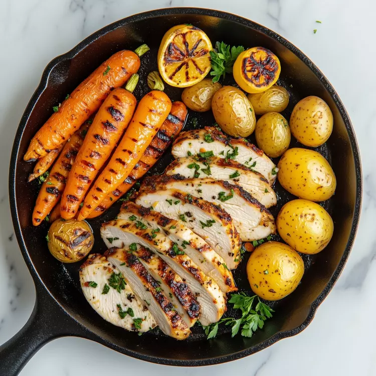 Kit sur plaque - 8 mini-falafels et 4 kebbes au bœuf des Filles Fattoush, légumes au zaâtar, sauce à l'ail