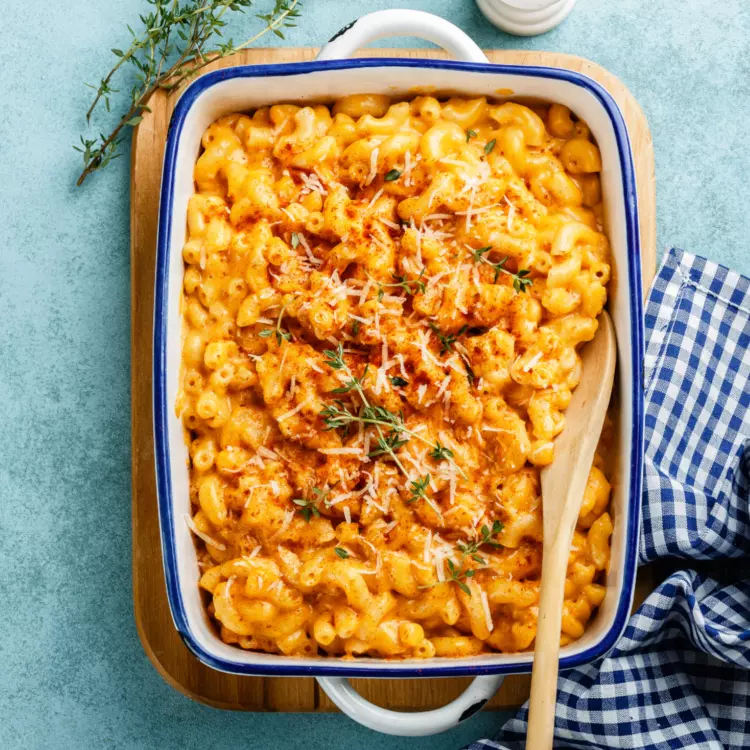 Mac n'cheese au canard et et courge butternut