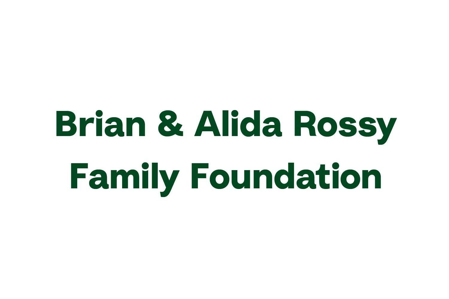 Brian Alida Rossy Family Foundation 2