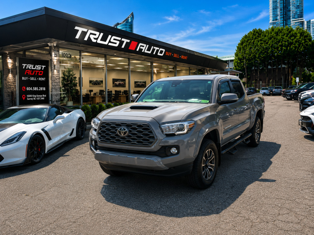 Pewter 2020 Toyota Tacoma Pickup Truck Four-Wheel Drive Manual