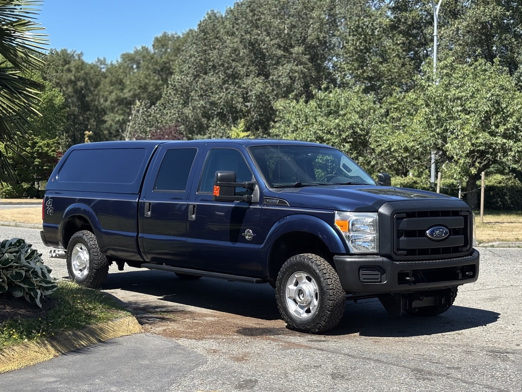 Blue 2014 Ford F-250 Super Duty Pickup Truck Automatic