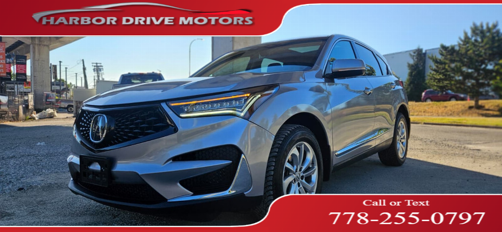 Gray 2019 Acura RDX SH-AWD SUV / Crossover All-Wheel Drive Automatic