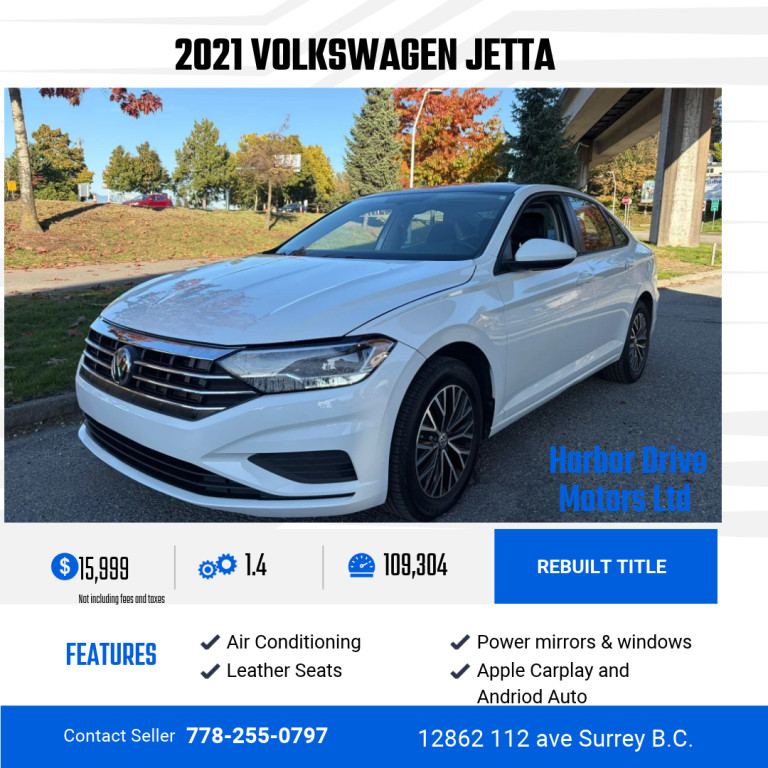 2021 Volkswagen Jetta SEL FWD