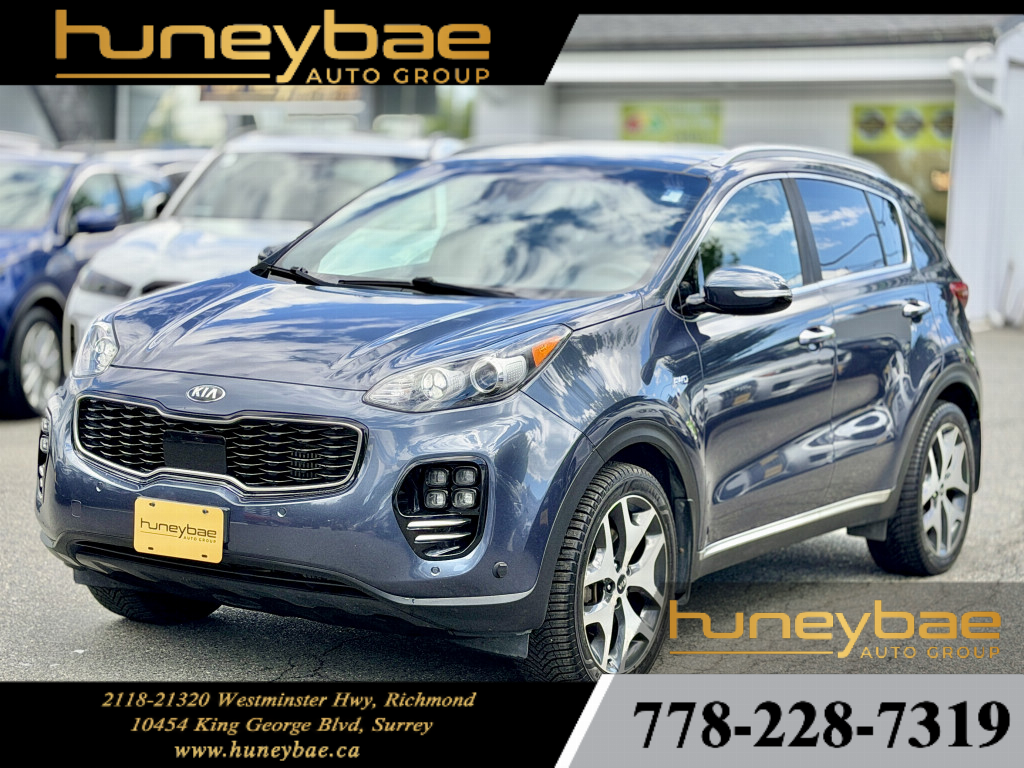 Blue 2017 Kia Sportage SX Turbo AWD SUV / Crossover All-Wheel Drive Automatic
