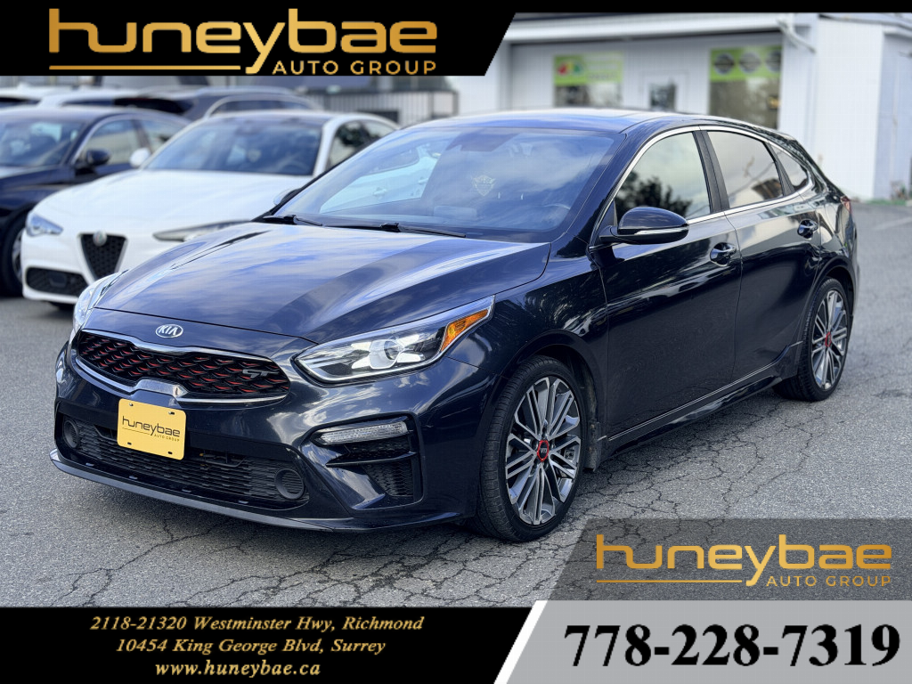 Blue 2020 Kia Forte5 Hatchback Automatic