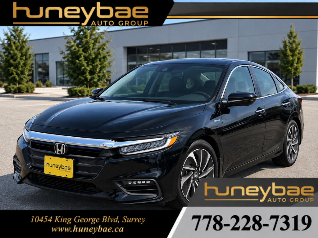 Black 2019 Honda Insight Sedan Front-Wheel Drive Automatic
