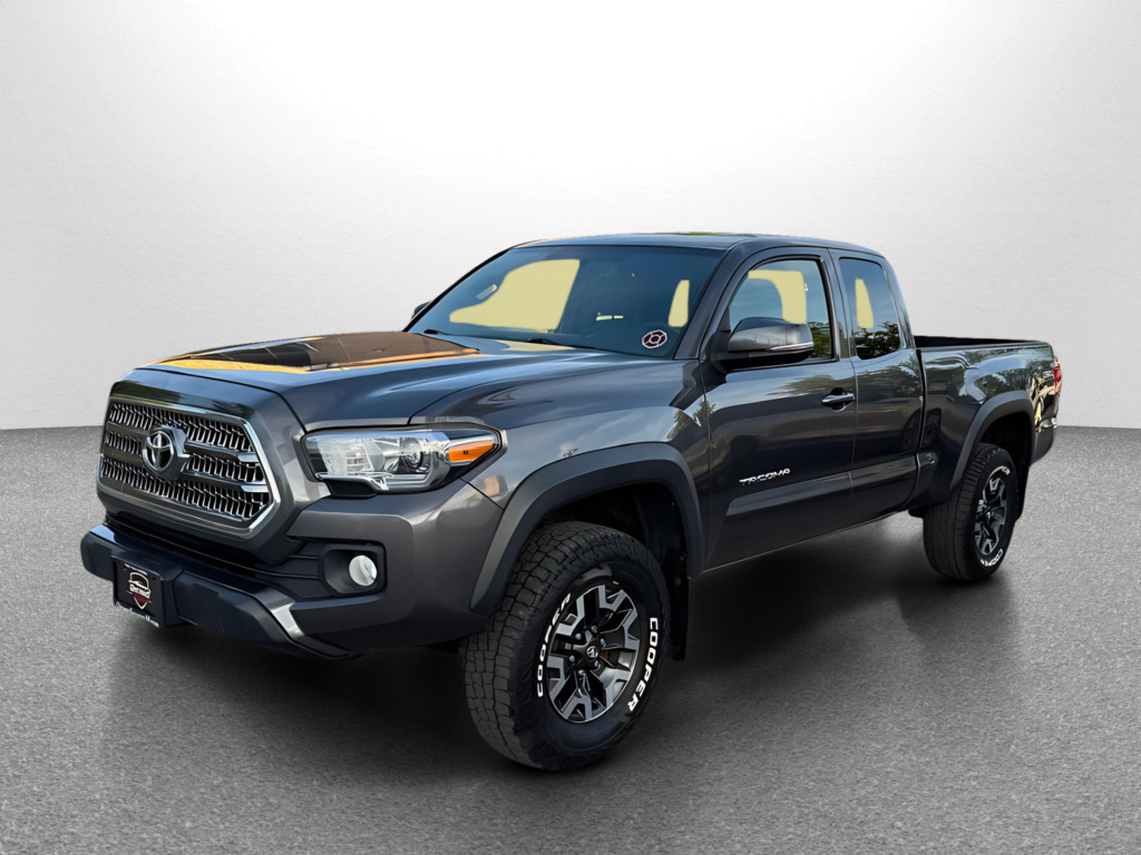 Gray 2016 Toyota Tacoma Access Cab V6 TRD Off Road 4WD Pickup Truck Four-Wheel Drive Automatic