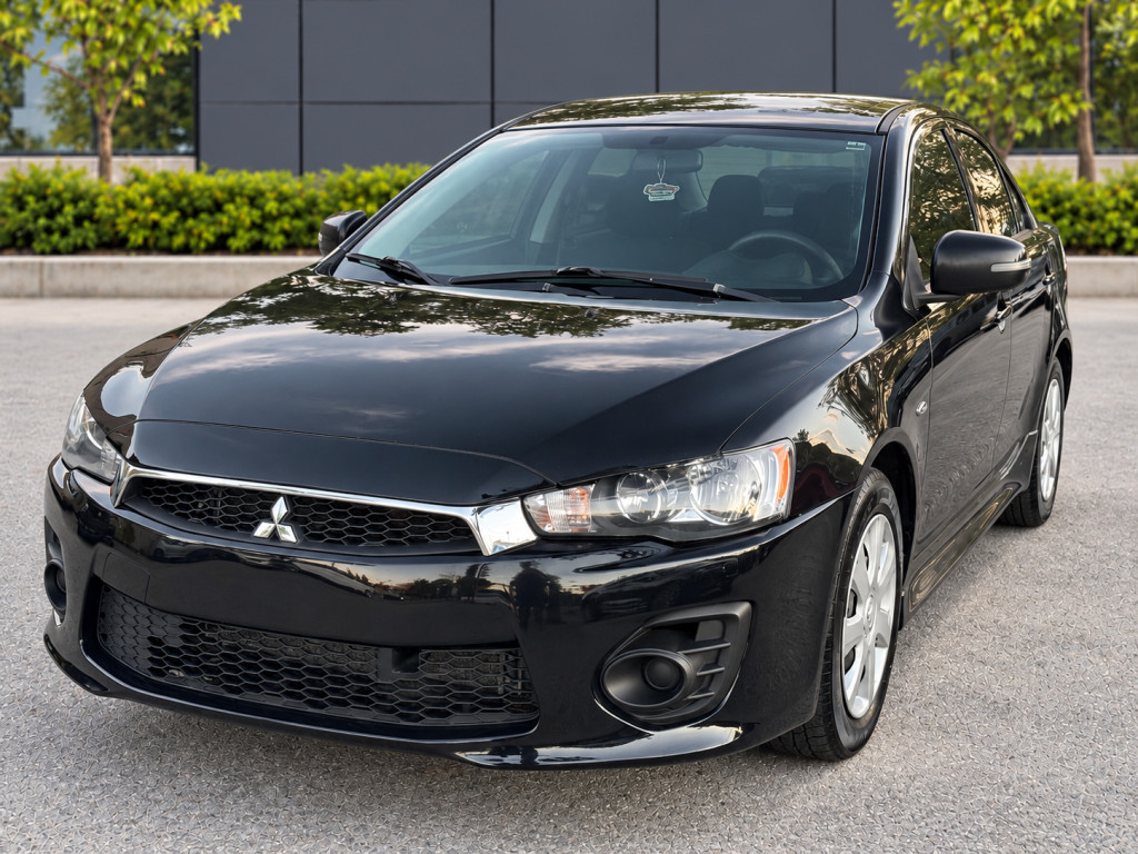 Black 2017 Mitsubishi Lancer Sedan Front-Wheel Drive Automatic