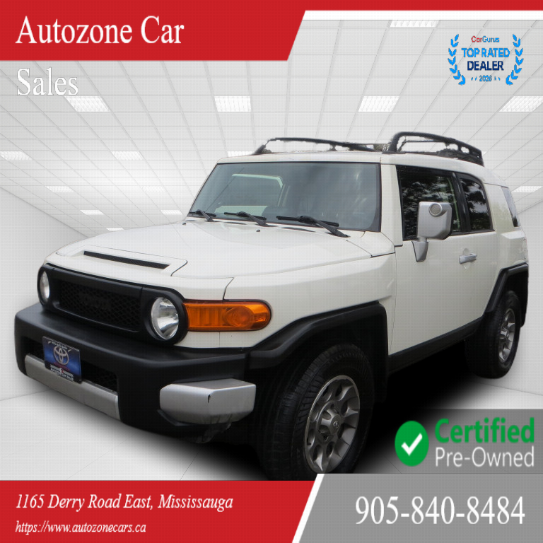 White 2013 Toyota FJ Cruiser SUV / Crossover Four-Wheel Drive Automatic