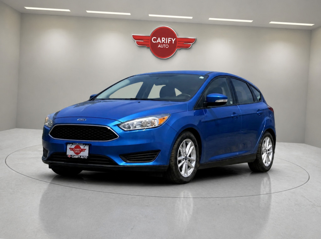 Blue 2016 Ford Focus Hatchback Front-Wheel Drive Automatic