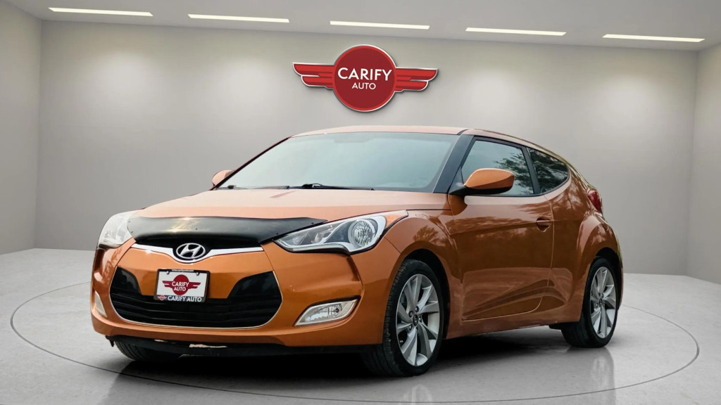 Orange 2016 Hyundai Veloster Coupe Automatic