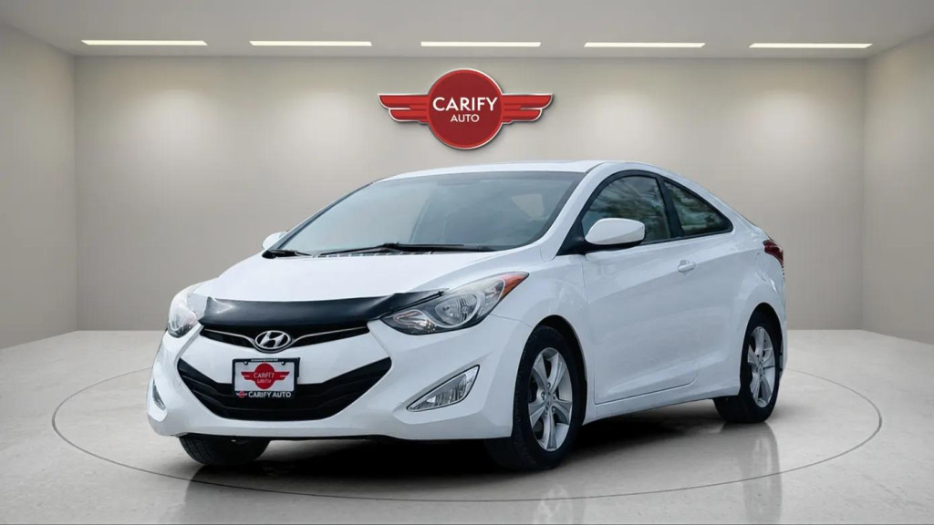 White 2013 Hyundai Elantra Coupe Coupe Front-Wheel Drive Automatic