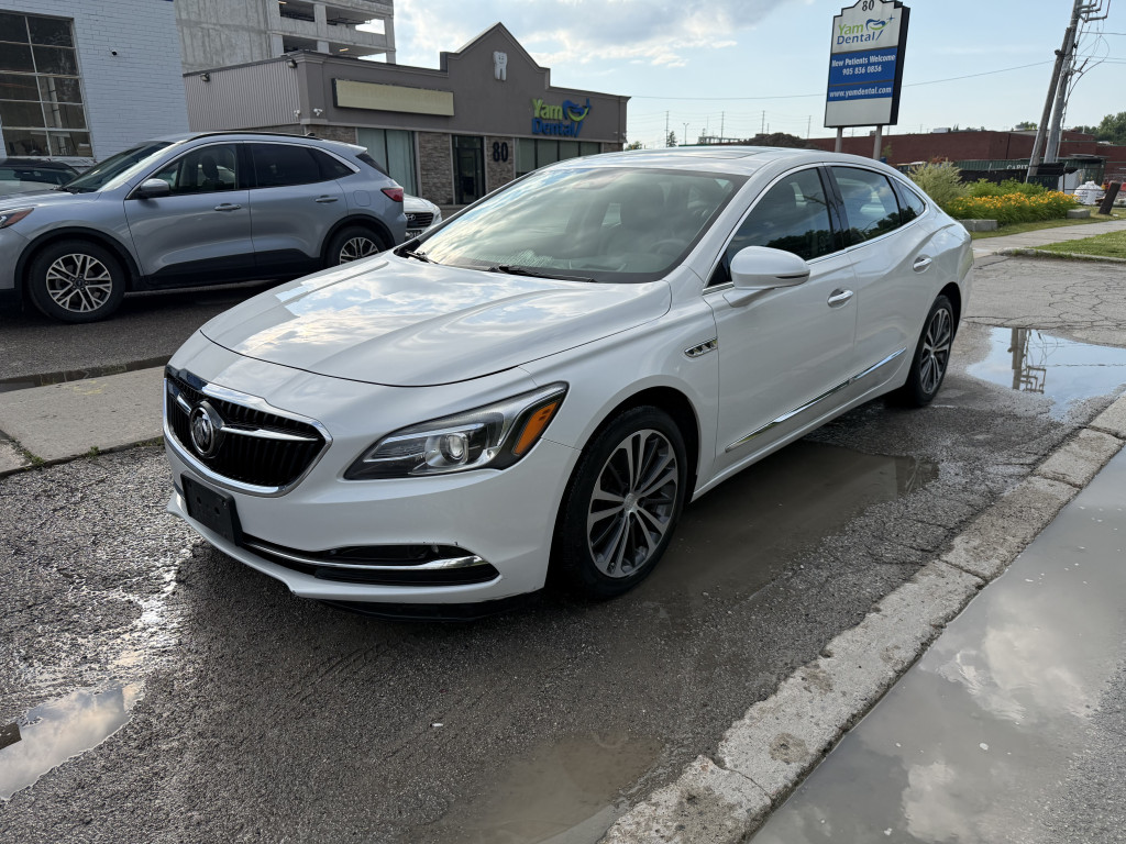 White 2018 Buick LaCrosse Sedan All-Wheel Drive Automatic