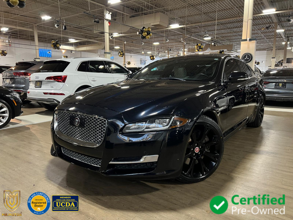 Black 2018 Jaguar XJ-Series XJ Portfolio AWD Sedan Automatic