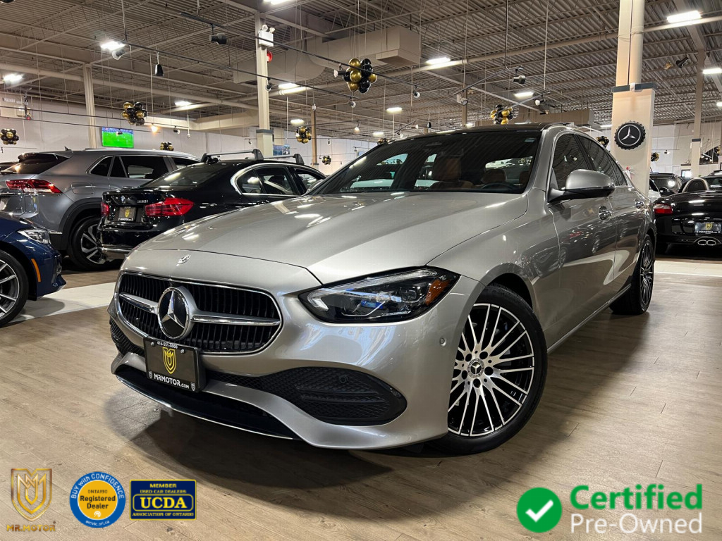 Silver 2022 Mercedes-Benz C-Class Sedan All-Wheel Drive Automatic