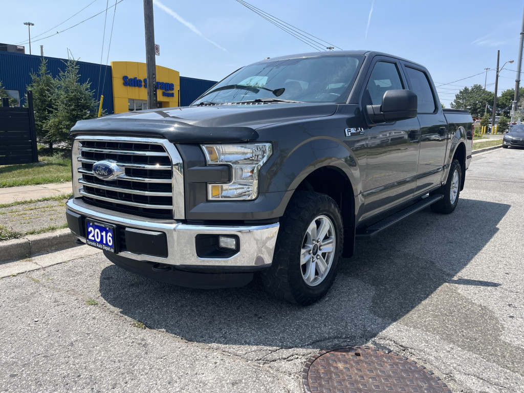 Gray 2016 Ford F-150 Pickup Truck Four-Wheel Drive Automatic