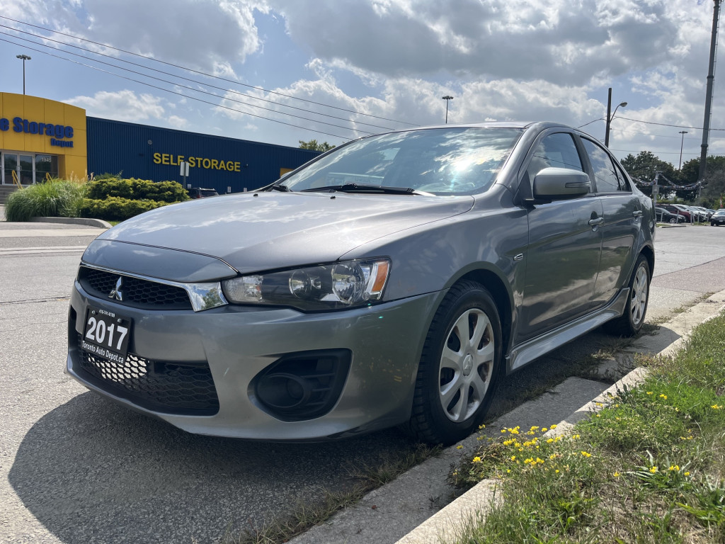 Gray 2017 Mitsubishi Lancer Sedan Front-Wheel Drive Automatic